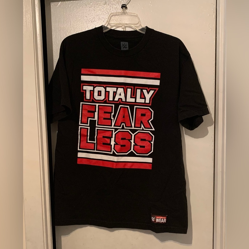 ❤️ Nikki Bella “Totally Fearless” WWE Black and Red Men's Shirt